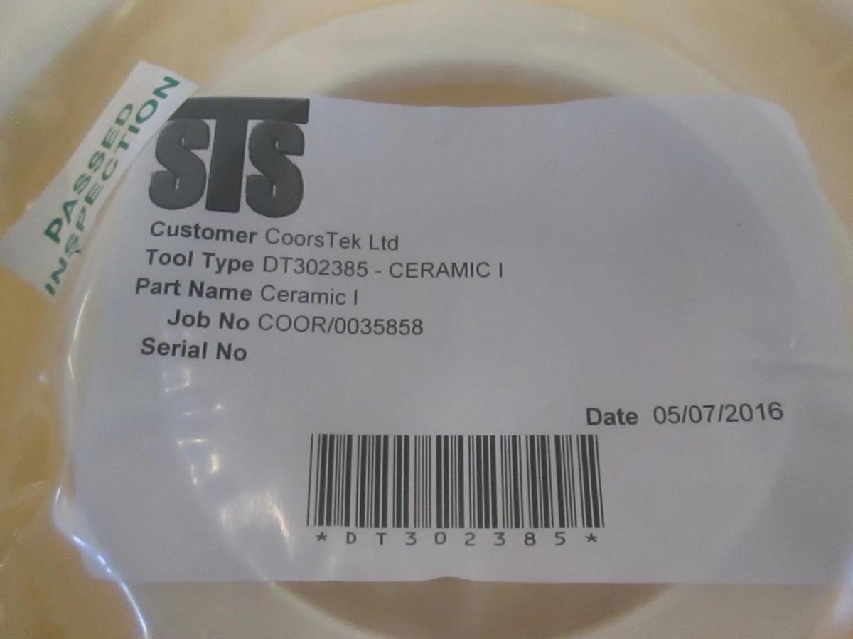 STS, Ceramic Coil, DT302385, Etch chamber ring New