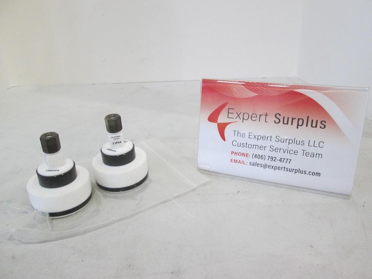 Used Plasma Tech, 13S50F4, Teflon Ball Socket w/ 11F44 Fitting, Used, Lot of 2