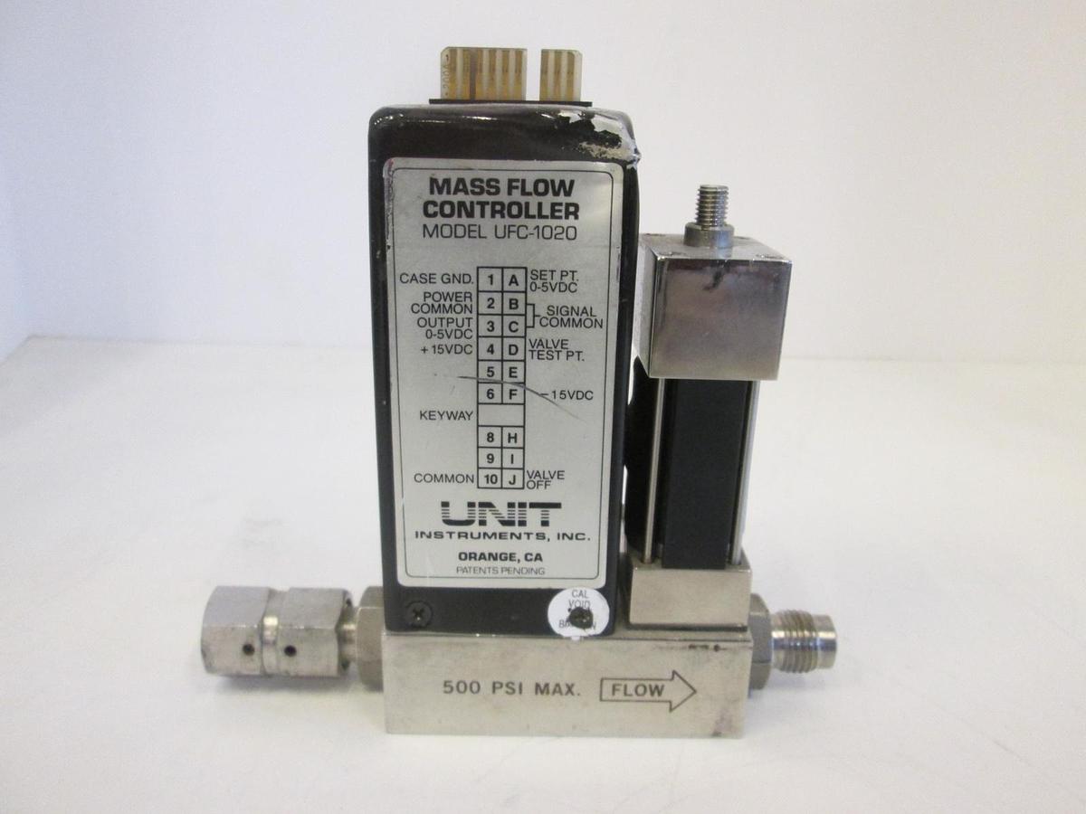 Used Unit Instruments, UFC-1020, Mass Flow Controller, 20 SLM, H2, Used