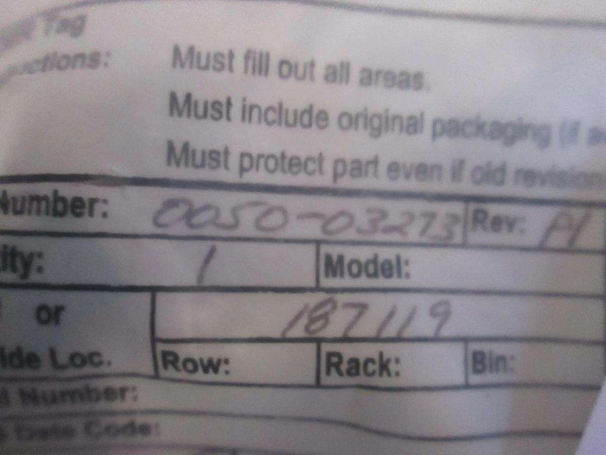 Used AMAT, 0050-03273, NBLL A-SIDE VENT LINE EP, New