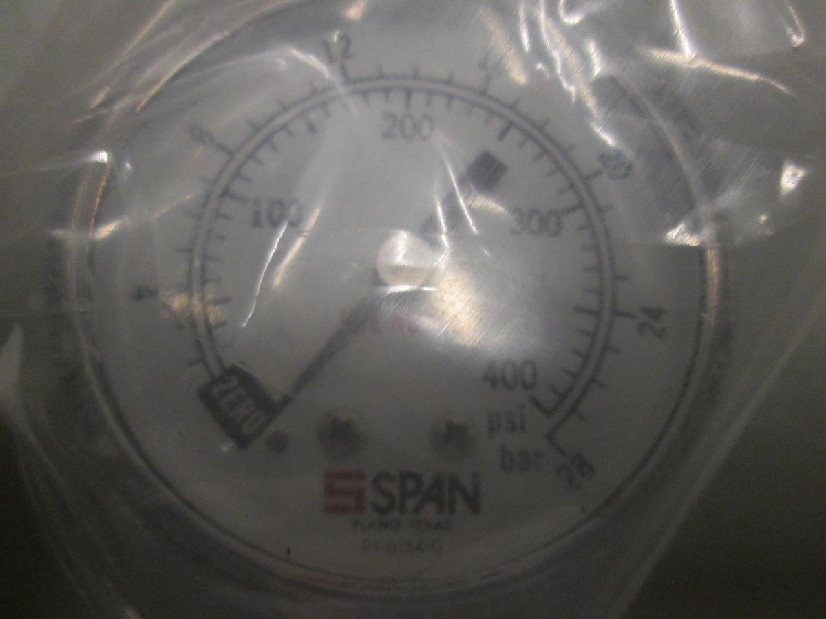 Used Span Instruments Cleanroom Gauge S122-400, 2", Male Face Seal, Stem Mount