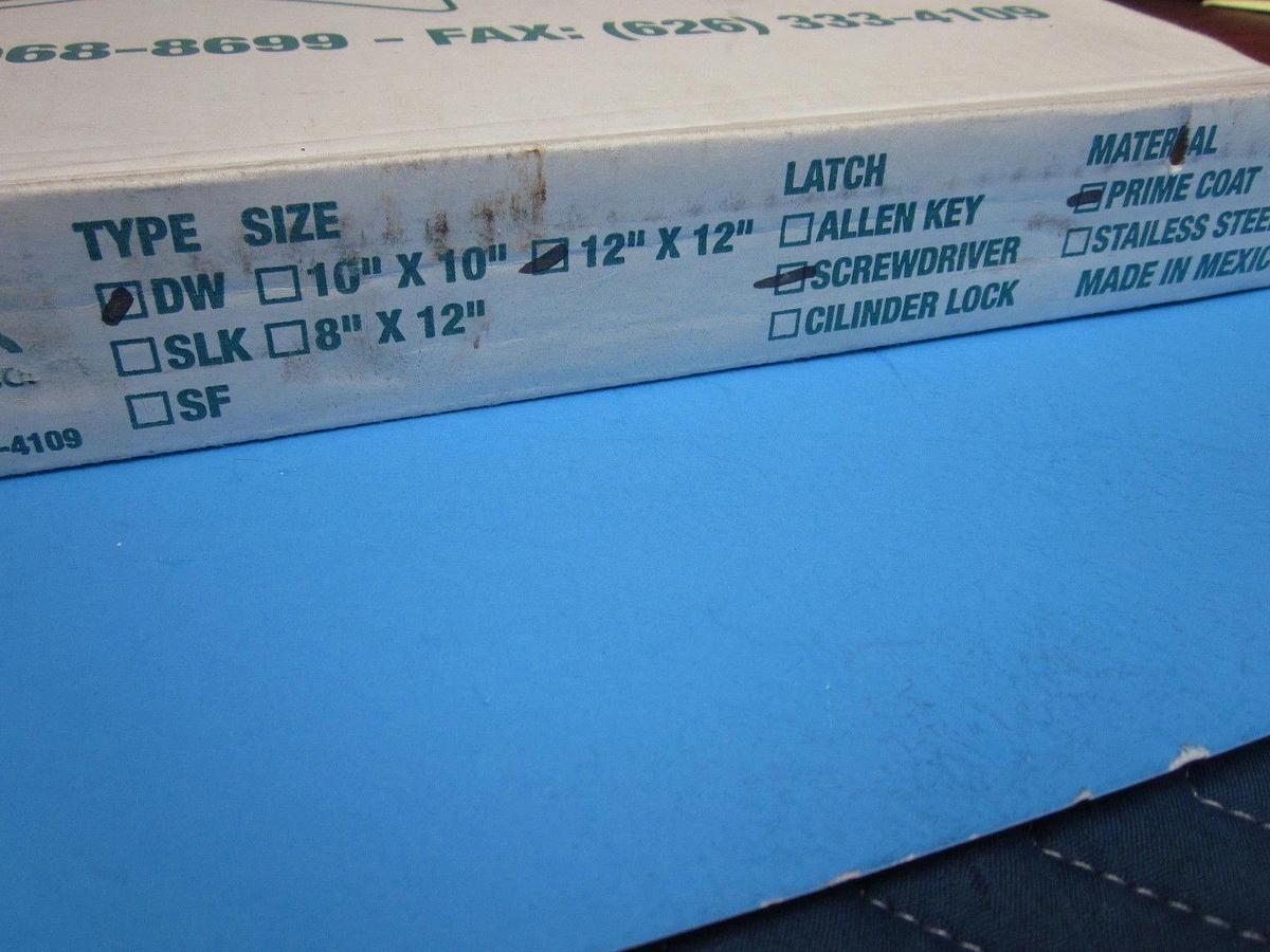 New Elmdor Dry Wall Steel Panel Access Door DW12x12PC SDL