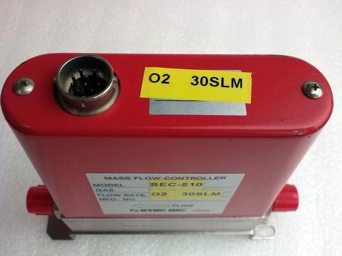Used Horiba Stec SEC-510, MFC, Mass Flow Controller, O2, 30 SLM, Used