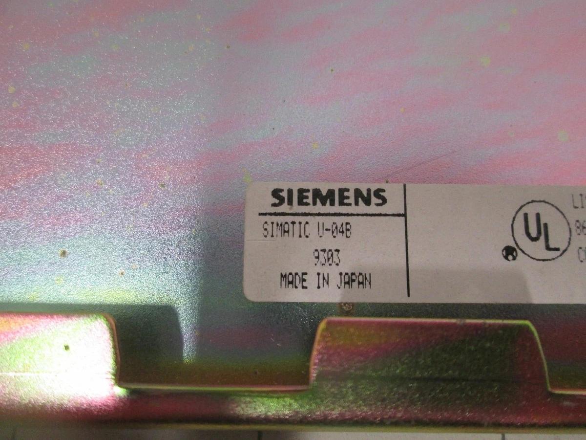 Used Siemens Simatic, U-04B 9303, Backplane 4 Slot Rack Module, Used, Lot of 2