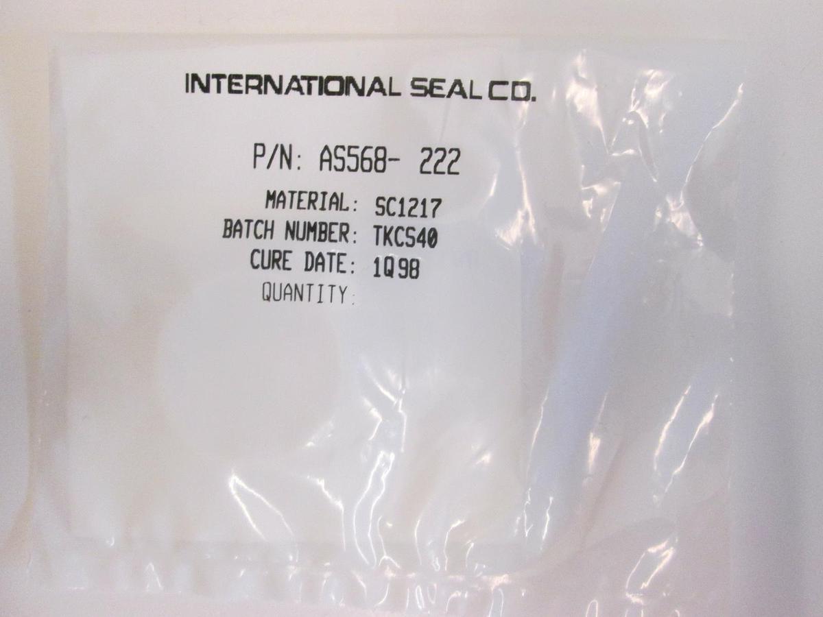 Used International Seal Co, AS568-222, White, SC1217, O-Ring Lot of 26