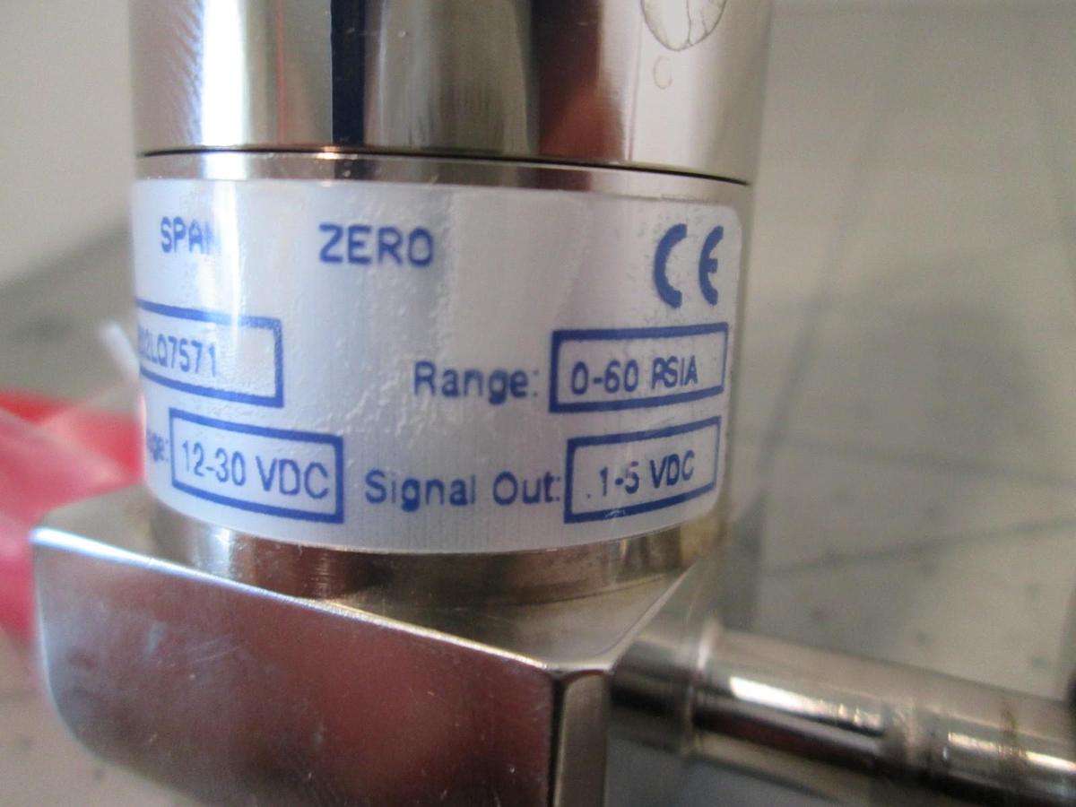 Precise Sensors, 3443-0006001CE02LQ7571, Pressure Transducer, 12-30 VDC, New