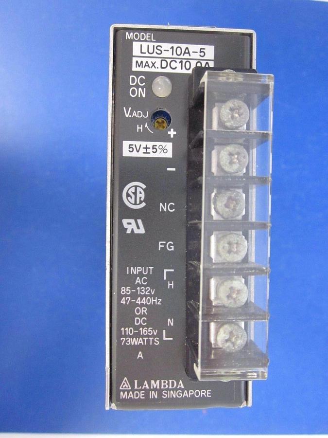 Used Lambda LUS-10A-5 Power Supply, Max. DC10.0A - LOT of 2