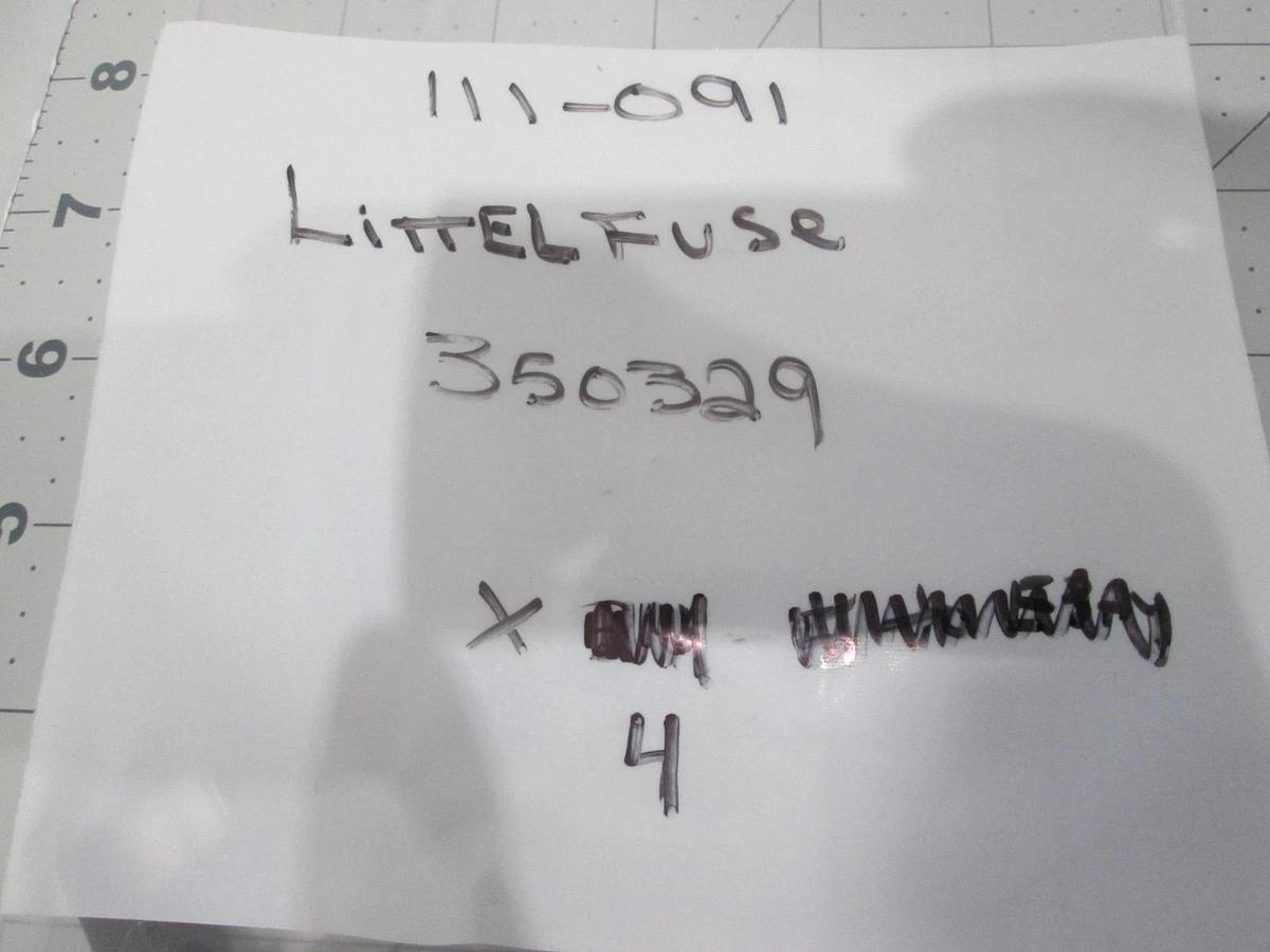 Littelfuse, Single Chassis Mount Fuse Holder, Series 357, New, Lot of 4