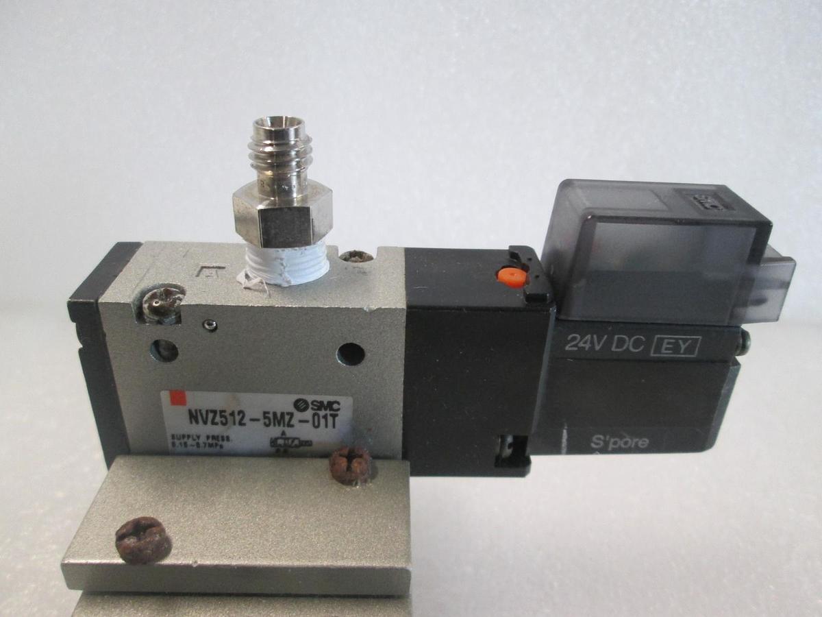 Used SMC, NVZ512-5MZ-01T, Solenoid Valve Assy, Used