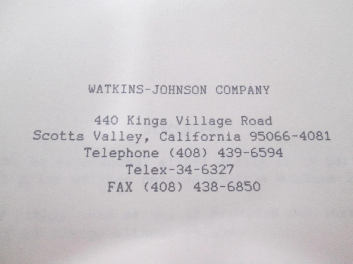 Used Watkins Johnson Chemical Vapor Despostion Furnaces, 998, Used