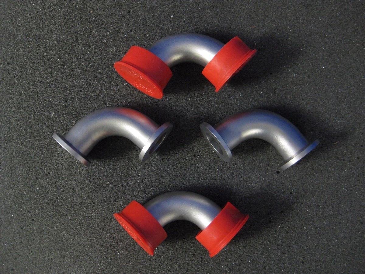 Nor-Cal 2E-NW-16H 90 Deg SS Elbow w/ NW16 Flanges, LOT of 4 NEW