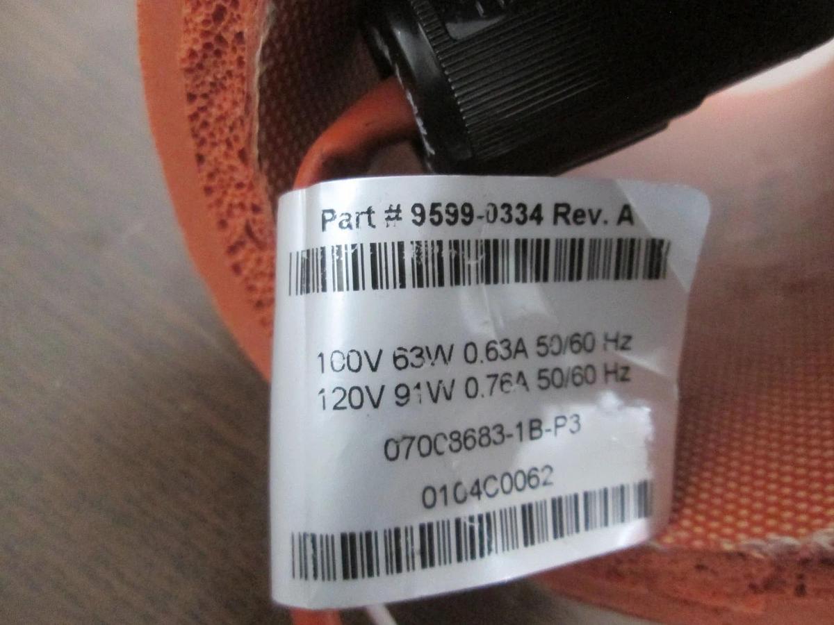 Used MKS, HPS 9599-0334 Straight 7" Heater Jacket for 3” Diameter Vacuum Pipe, Used