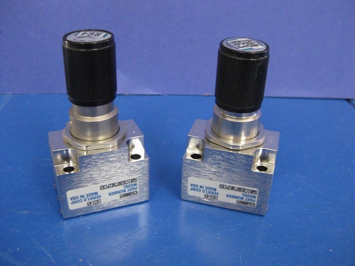 Used VERIFLO Regulator SQMICROHF502PCKD, Lot of 2