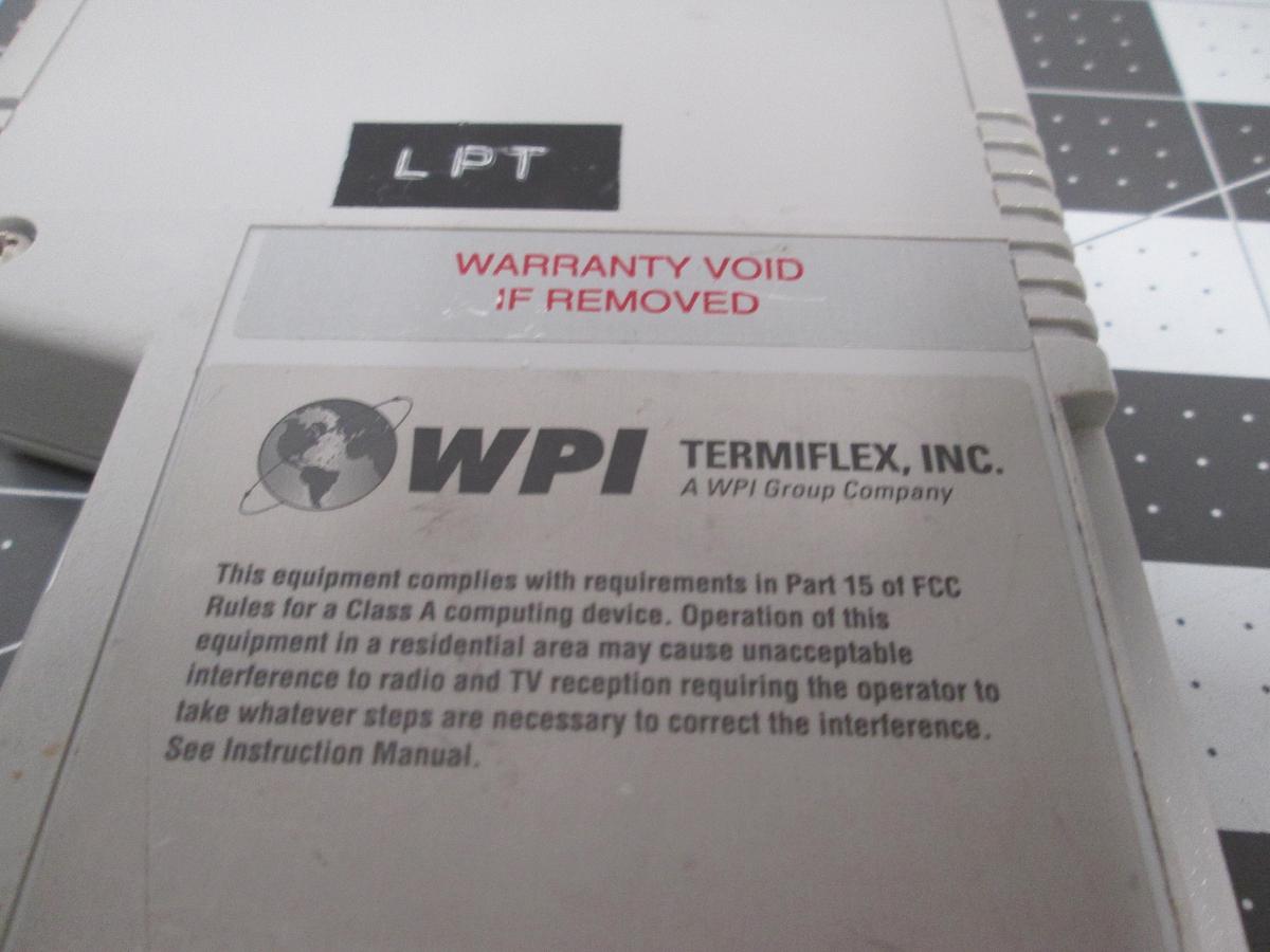 Used WPI Termiflex LPT Industrial Handheld Control Terminal P/N 234348, LCD Keypad