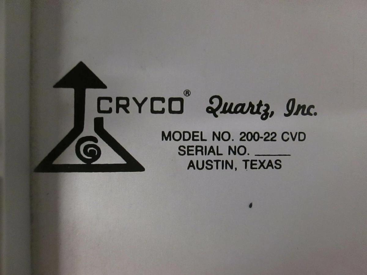 Used Cryco Industries, Cantilever Head/ Boat Loader Head Assembly 200-22CVD, Used
