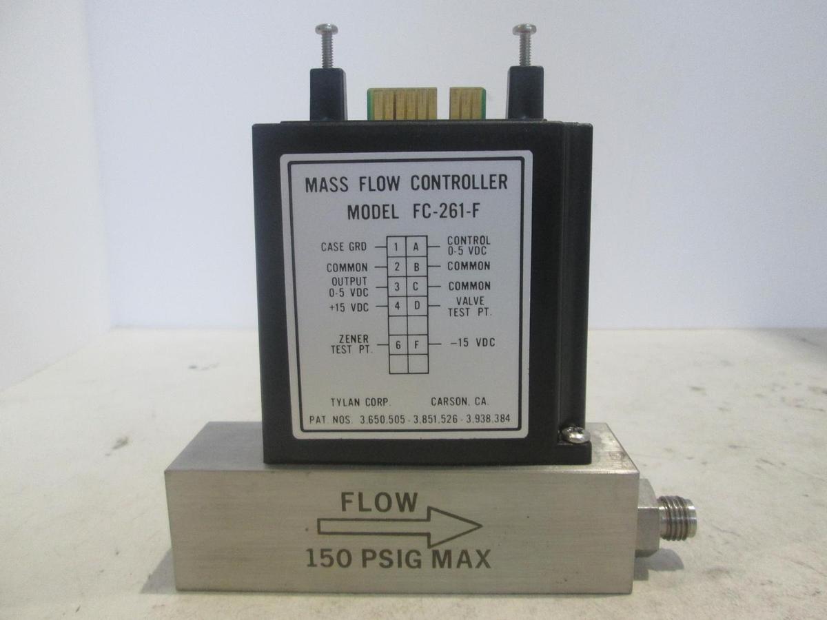 Used Tylan, FC-261-F, Mass Flow Controller, 15 SLPM, O2, Used