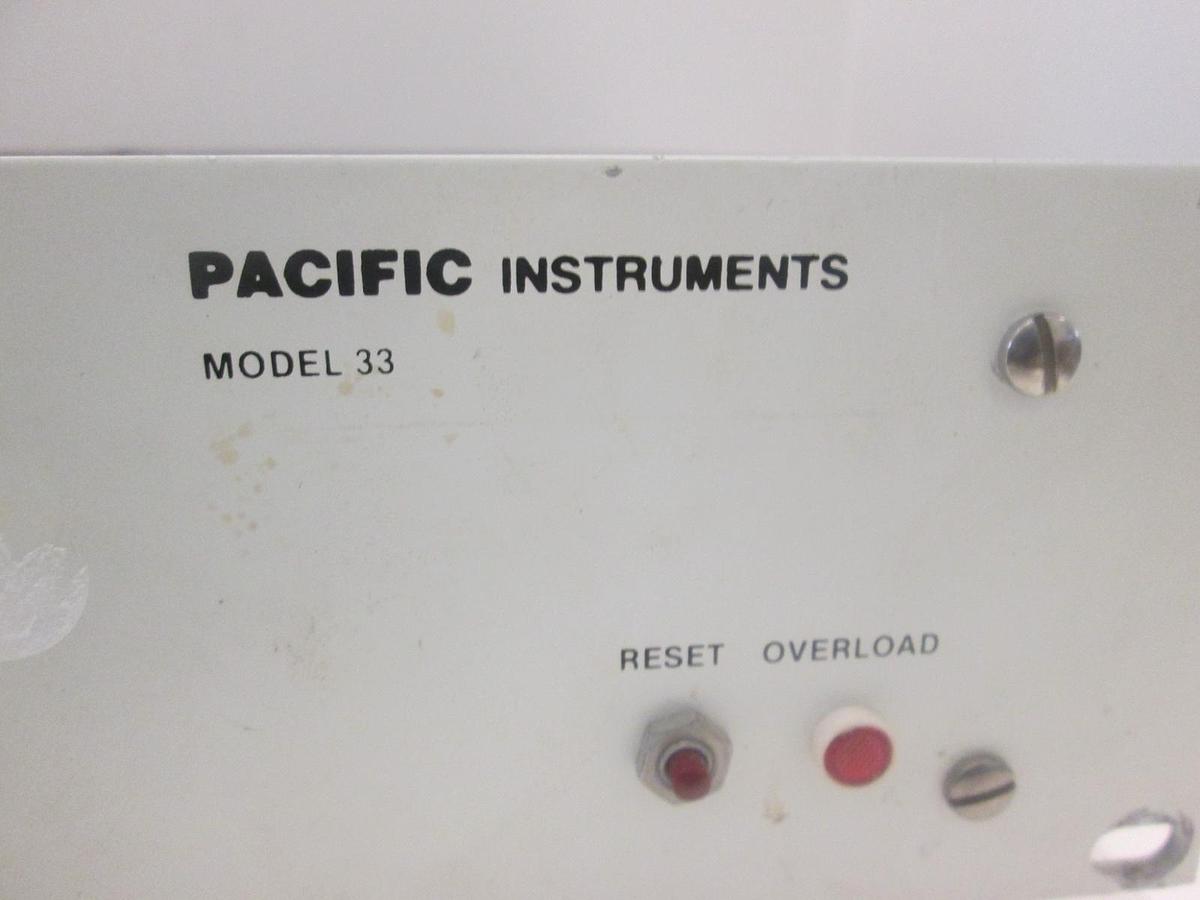 Used Pacific Instruments, Model 33, Power Supply/ Temperature Controller, Used