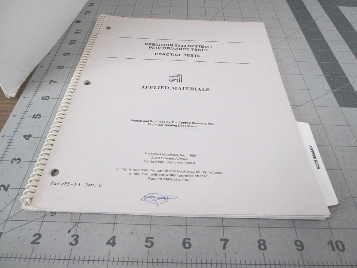 Used AMAT, Precision 5000 System, Performance Tests and Practice Tests, Used