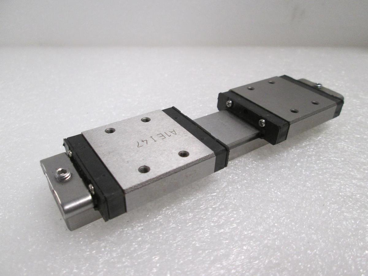 THK, RSR 9WVM (2), Linear Bearing Guide Block w/ Guide Rail, New