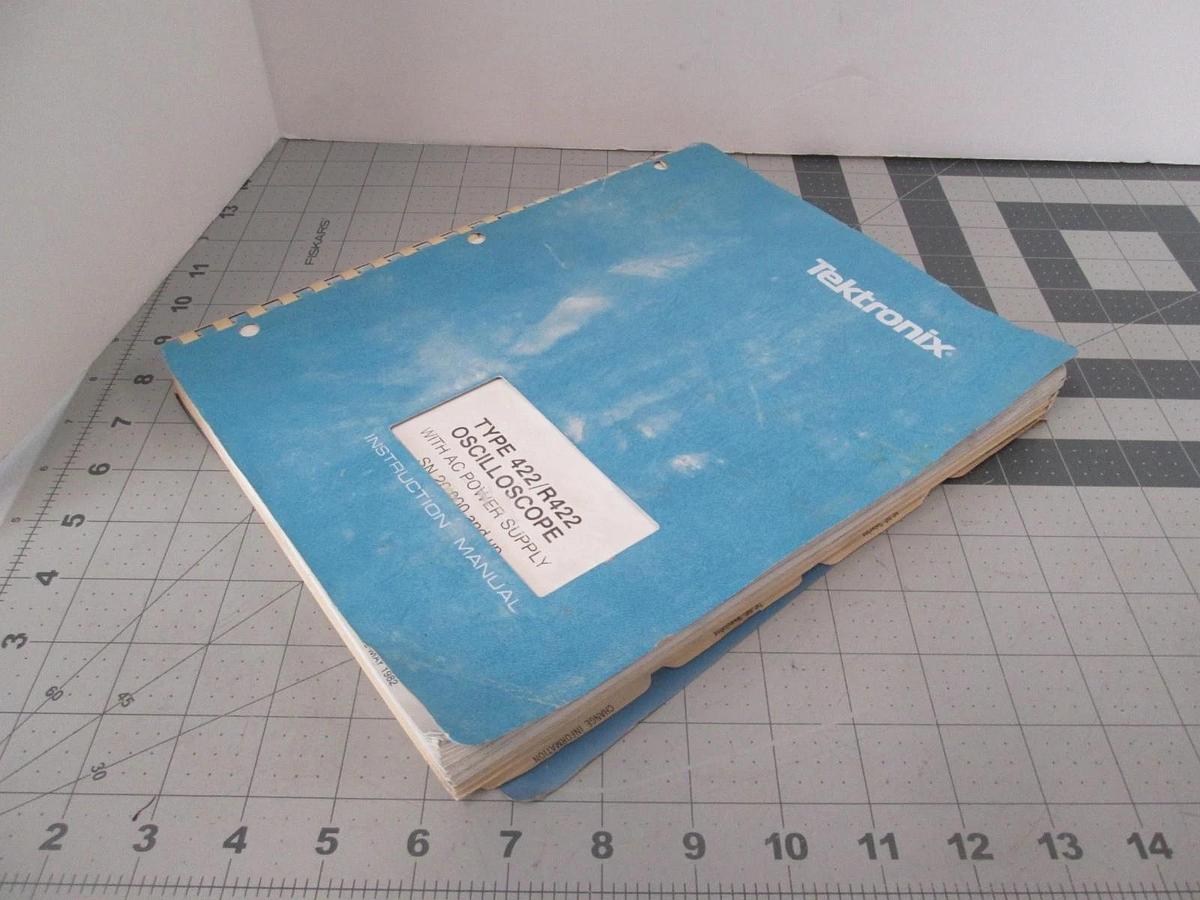Used Tektronix, 422/R422, Oscilloscope with AC Power Supply, Instruction Manual, Used