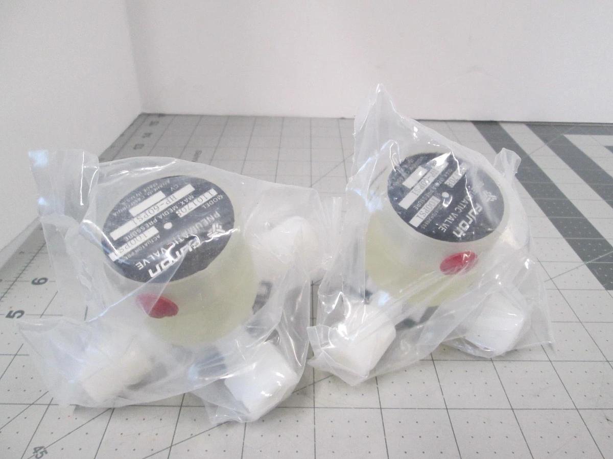Furon, HP-60PSI, 1101708, 100 PSI, 3-Way Valve, New, Lot of 2