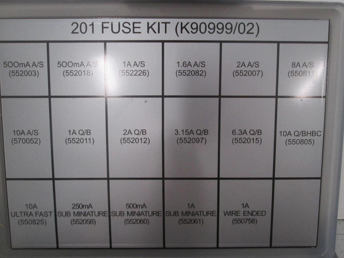 Trikon, Technologies, K90999, Fuses & Resistors, Spare Kit for Delta & Omega 201