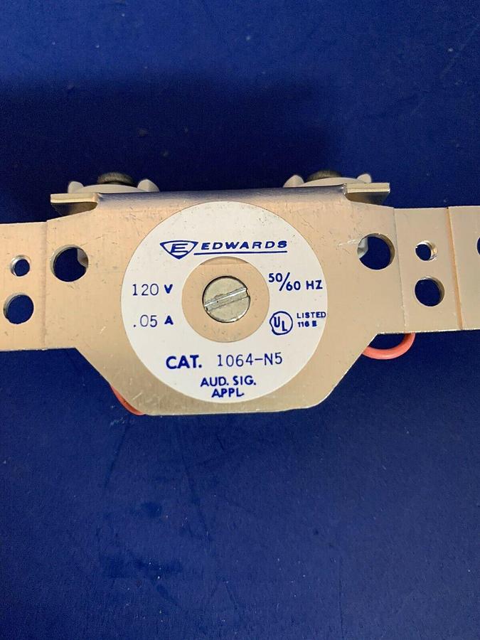 Used Edwards 1064-N5 or 1064-N Buzzer 120V 50/60Hz, Lot of 2 Used
