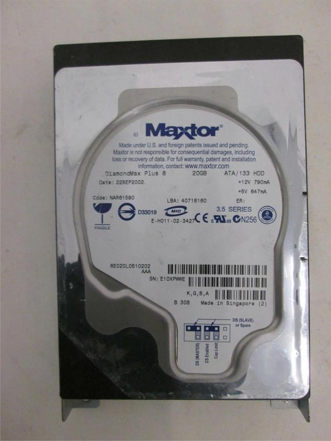 Used Maxtor, DiamondMax, E-H011-02-3427, Used