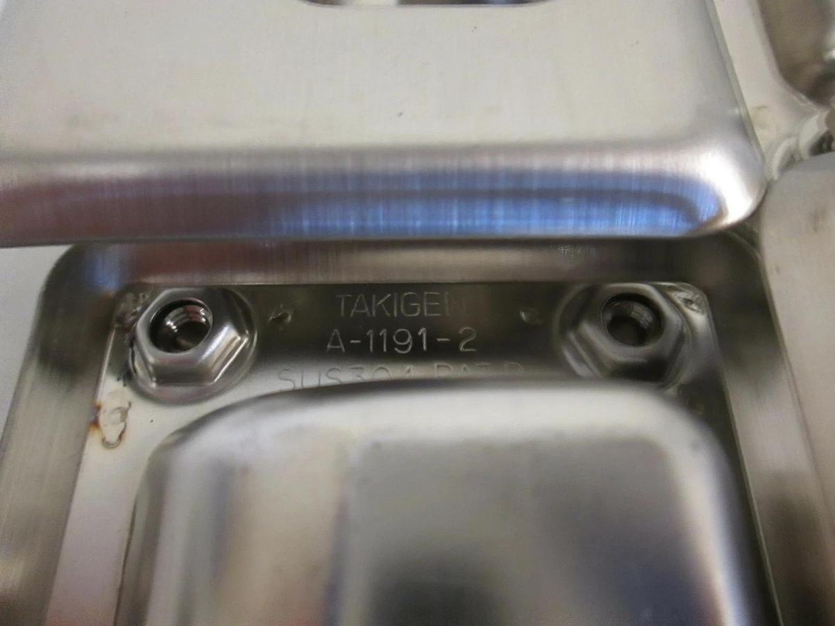 Used Takigen Stainless Steel Flush Mount Metal Grips, A-1191-2, SUS304, Lot of 4