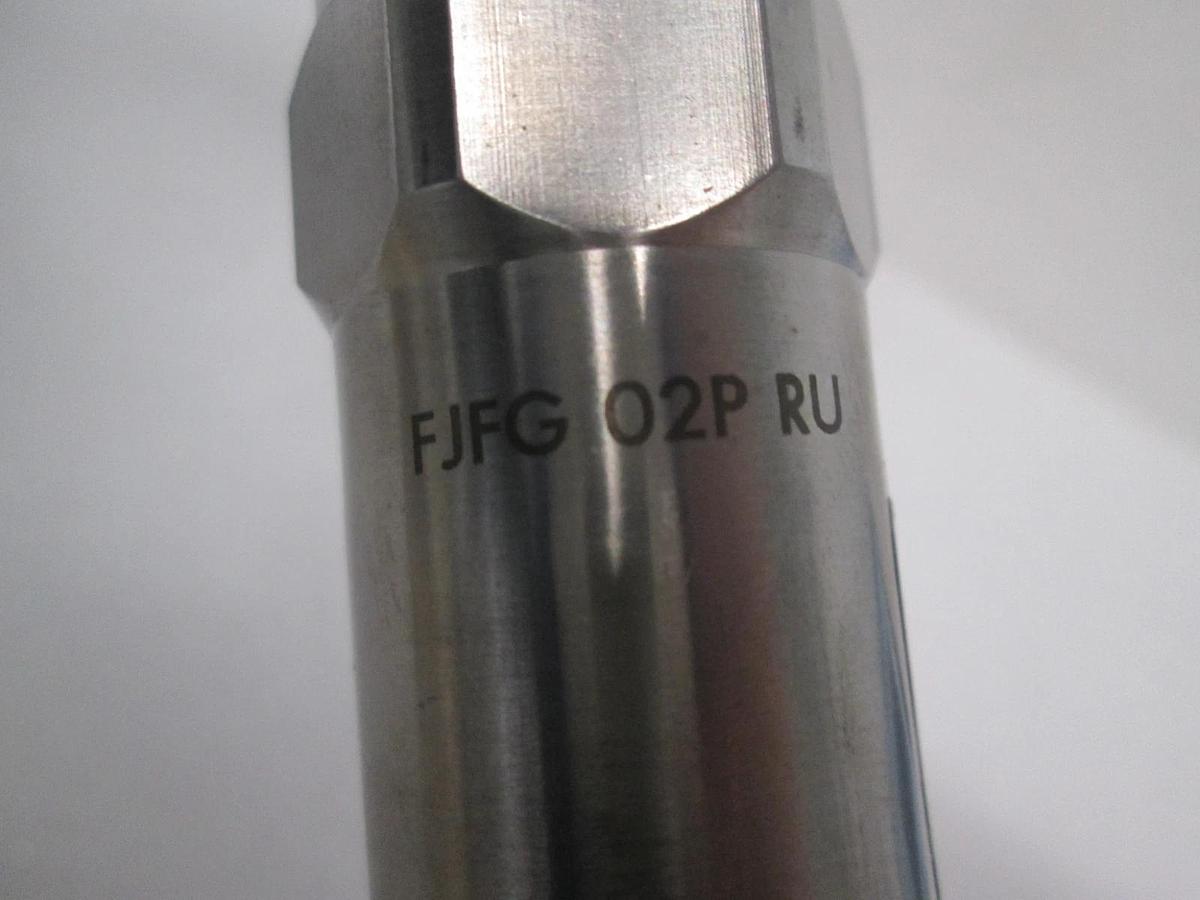 Used Fujikin, 0120-064661, N.C. Gas Assy w/ Millipore FJFG 02P RU Filter, Used