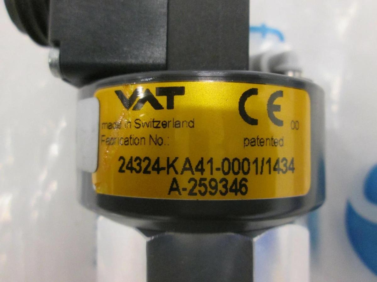 VAT, High Vacuum Angle Valve, 24324-KA41-0001/1434, New
