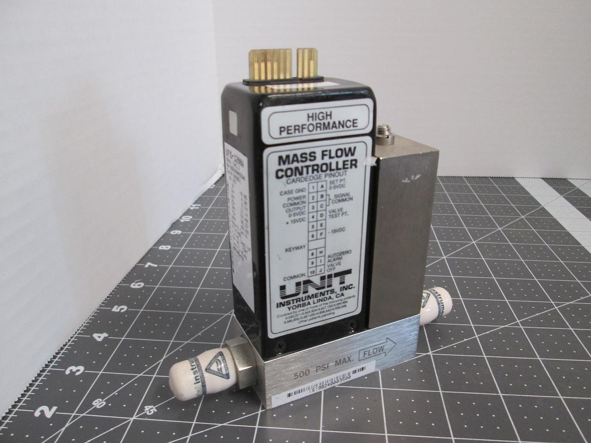 Used UNIT Instruments, UFC-1200A, Mass Flow Controller 20 SCCM CHCI3 N2 Ref