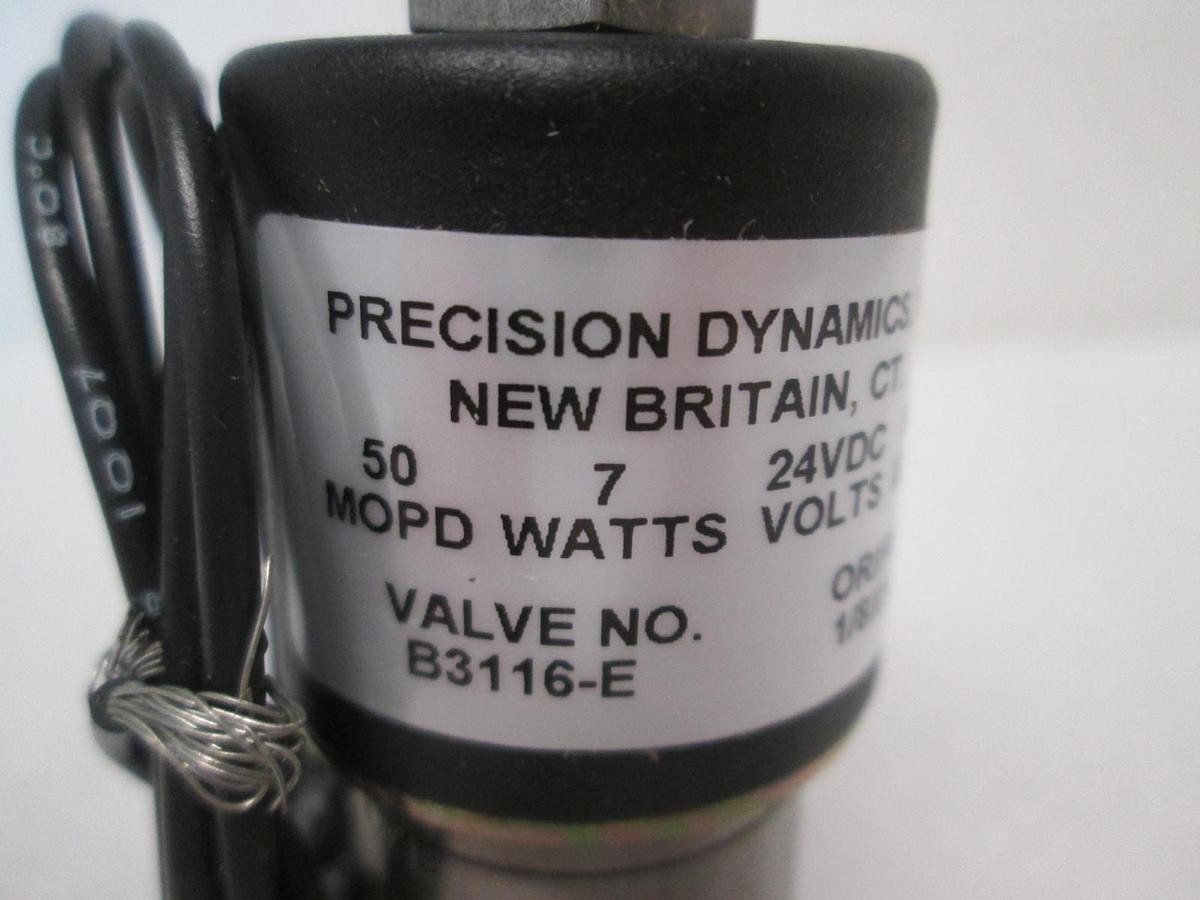 Predyne, B3116-E, 50 MOPD, 24VDC, Solenoid Valve, New
