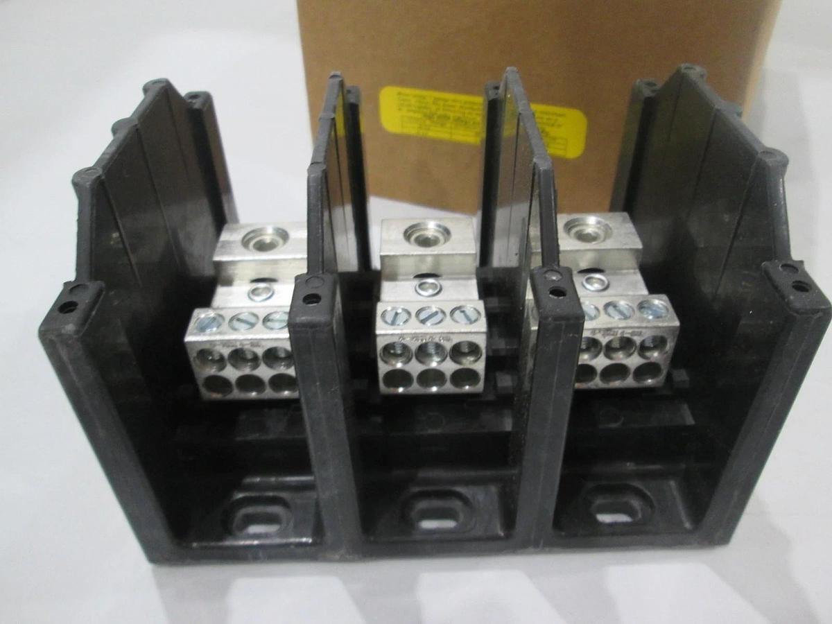 Used Bussmann, Power Distribution Block, 16321-3, 175A-600V, New