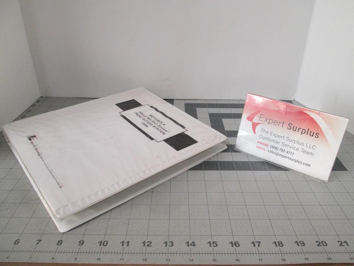 Used Ultra-Fab, Motorola, Nitride Wet Etch System, Front Access Station, User Manual