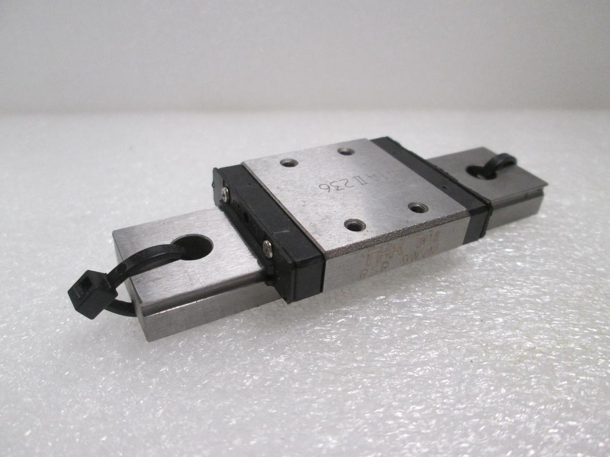 THK, RSR 9WVM, Linear Bearing Guide Block w/ Guide Rail, New