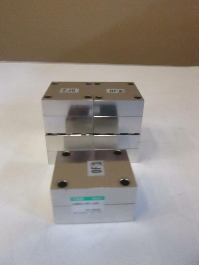 Used CKD Valve Manual Block, IAGD2-OF-100, Lot of 5, Used
