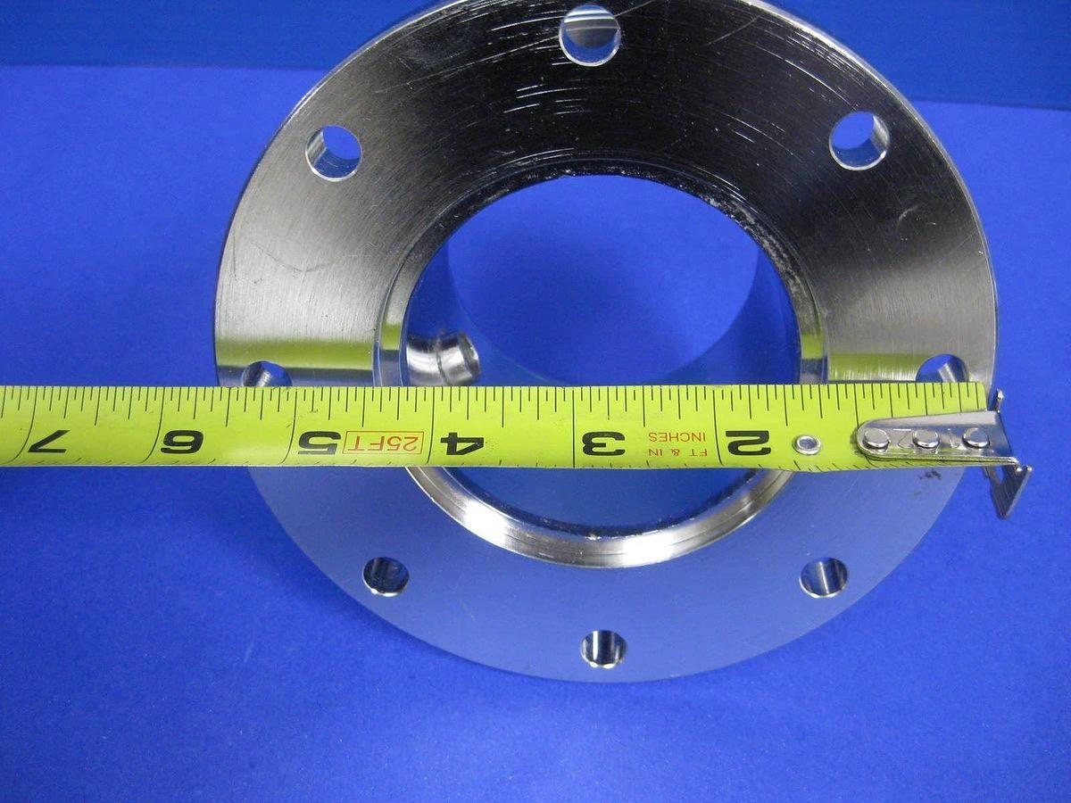 Stainless Steel Vacuum Pump Fitting: 5 5/8" OD Flange to ISO-80
