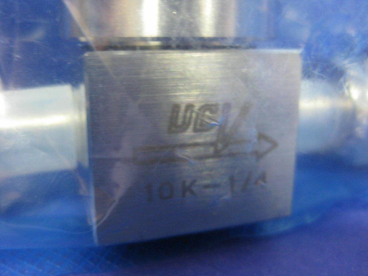 Used Motoyama UCV CTFE-Seat Pneumatic Valve, N.O., 10K-1/4", New