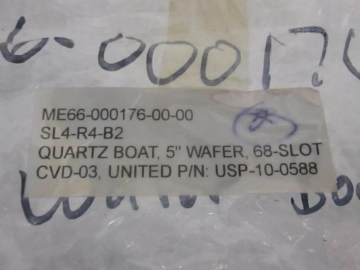 Quartz Boat 5" Wafer, 68-Slot, CVD-03, ME66-000176-00-00, New, Lot of 2