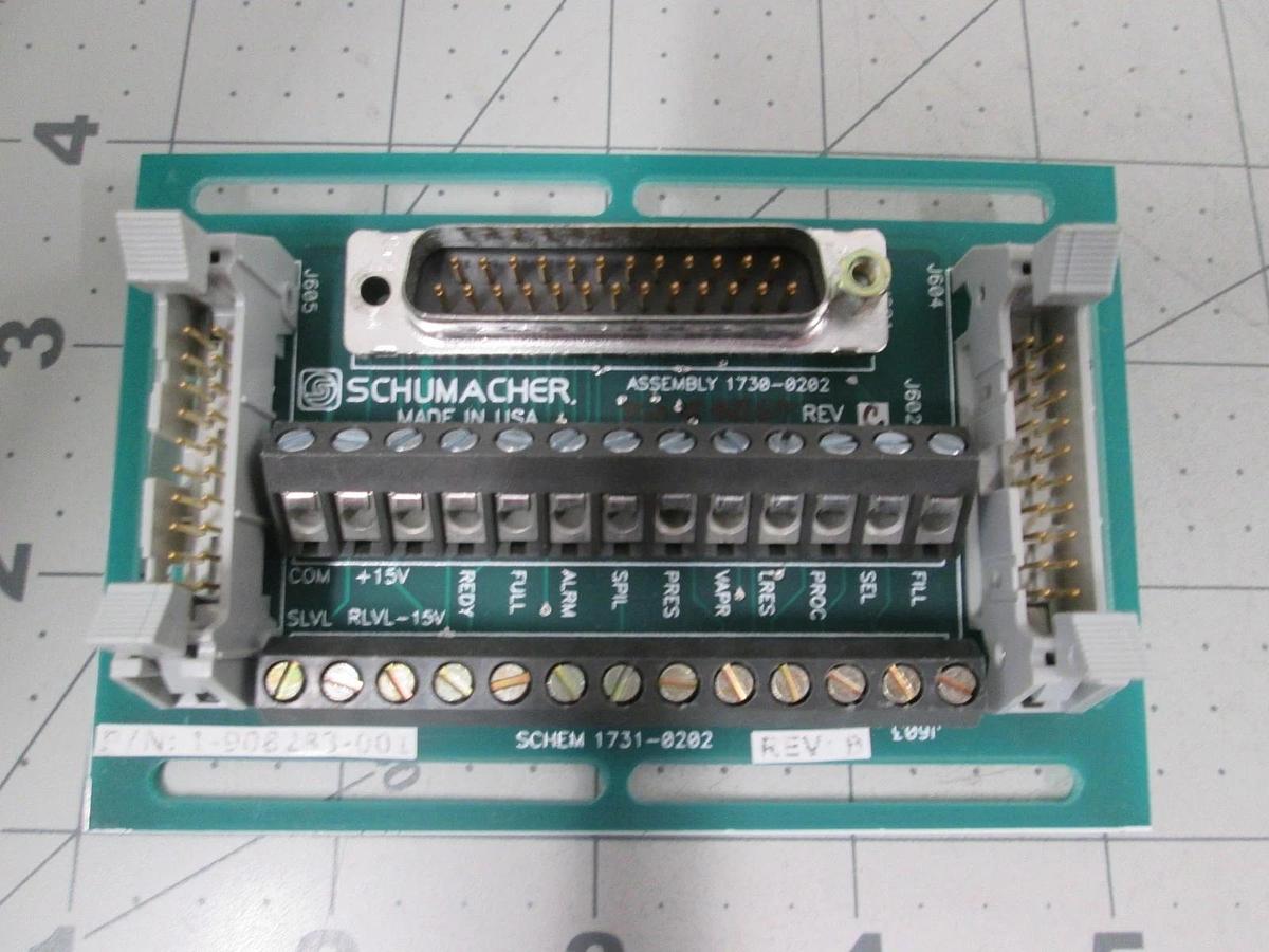 Schumacher, 1730-0202, Breakout, Transfill PCB Assy, New