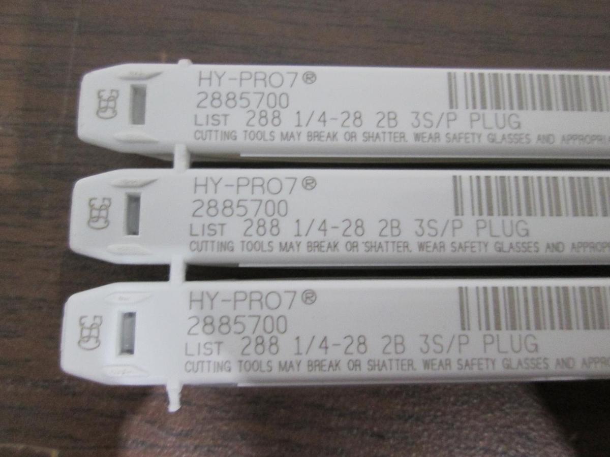 OSG, HY-PRO7, 2885700, List 288 1/4-28 2B 3S/P Plug, New, Lot of 3