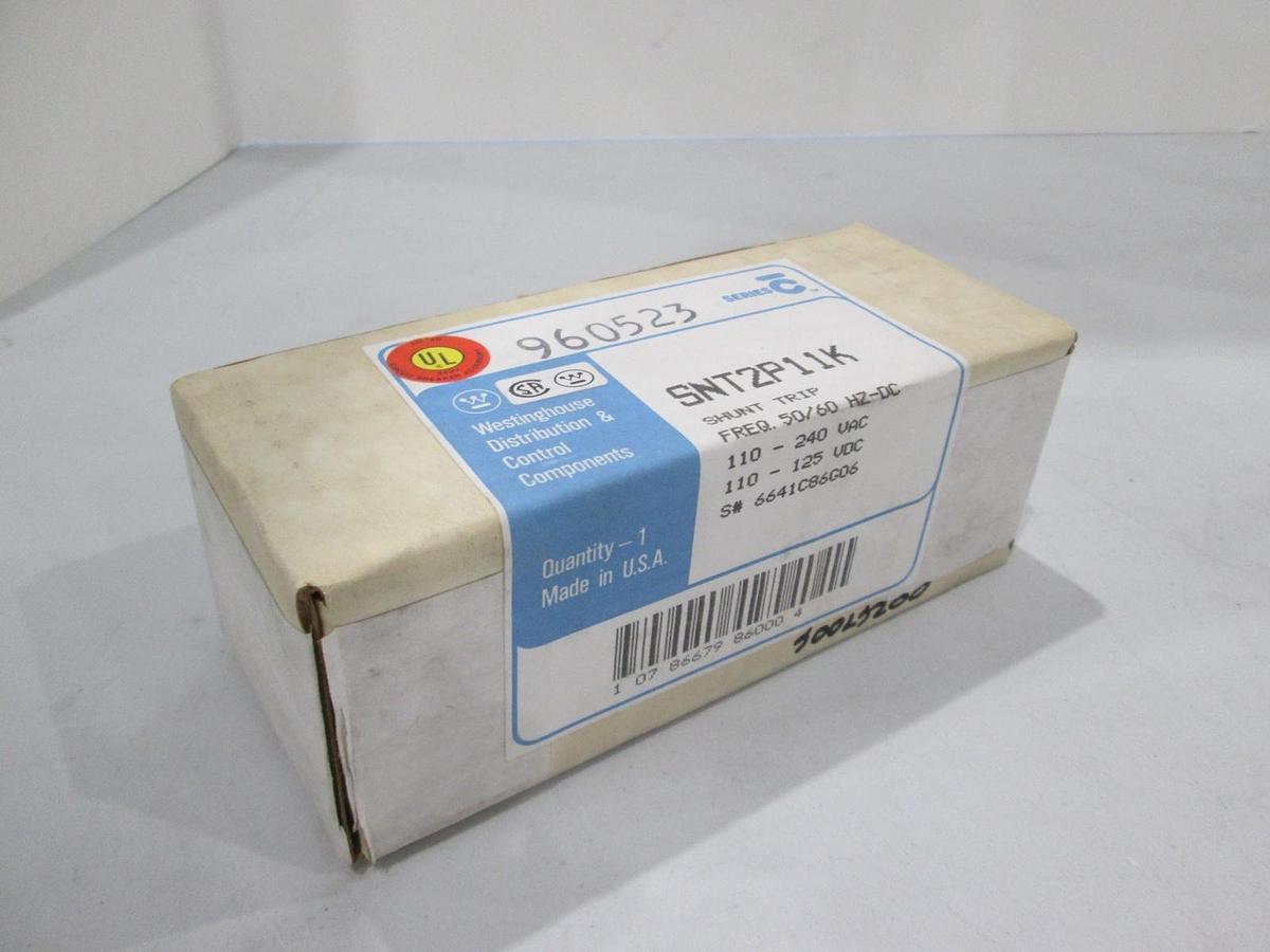 Westinghouse, SNT2P11K, Shunt Trip, 50/60Hz, New