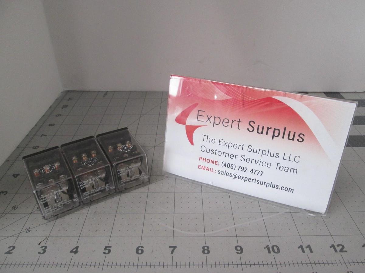Potter & Brumfield, KAP-14DG-24, 24VDC Relay, New, Lot of 3