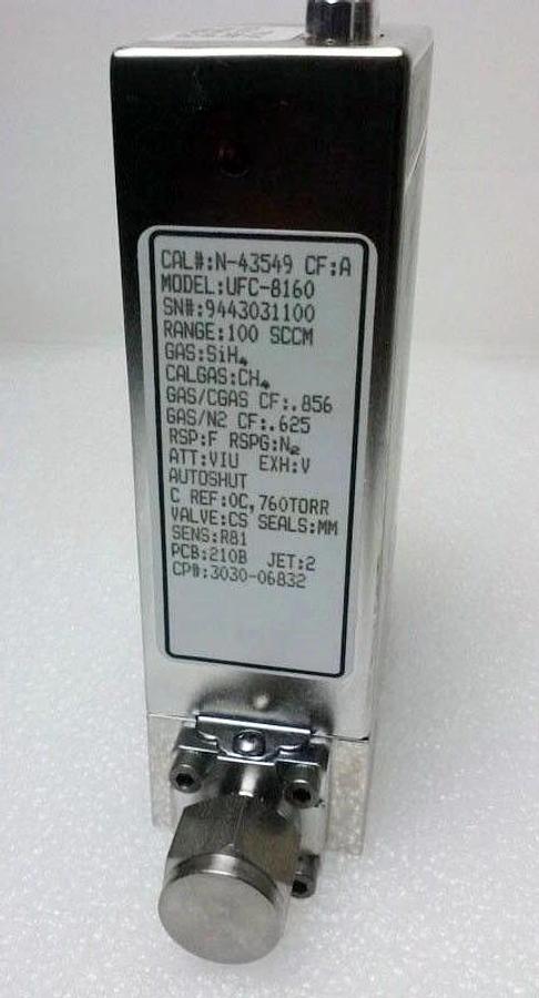 Used Unit UFC-8160, MFC, Mass Flow Controller, SiH4, 100 SCCM, Used