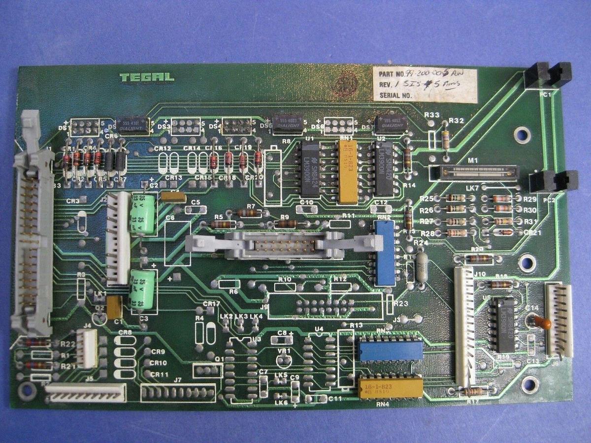 Used Tegal 99-200-005 Sensor Interface PCB SIS-5