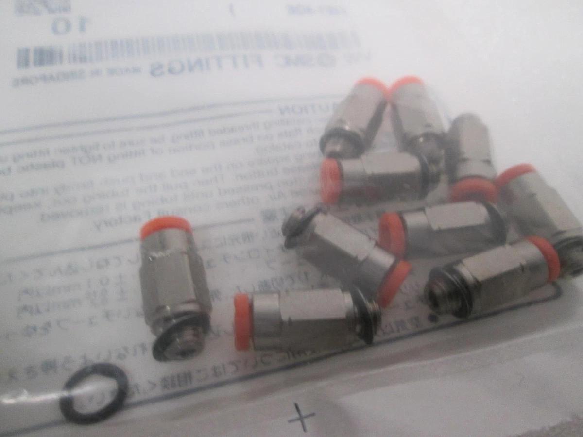 SMC, KQ2H01-32N, 1/8" Tube- 10/32, One Touch Union, New, Lot of 20
