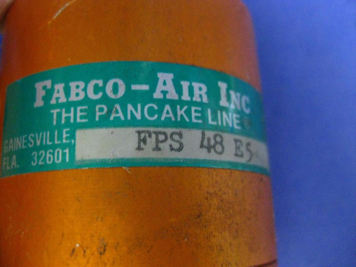 Used Fabco-Air FPS-48-E5 Cylinder Pancake - LOT of 2