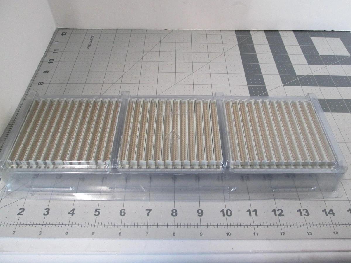 ERNI Electronics, Connector Header 64-Pin, Male Straight 2 Row, New, Lot of 36
