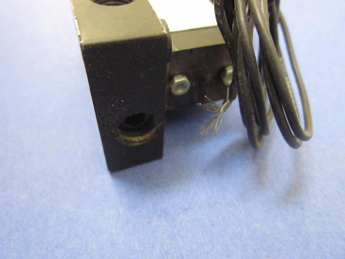 Used Kay Pneumatics Solenoid Valve: KEV31-5-122-IP Manifold Base w/ A2022-S1 Valve
